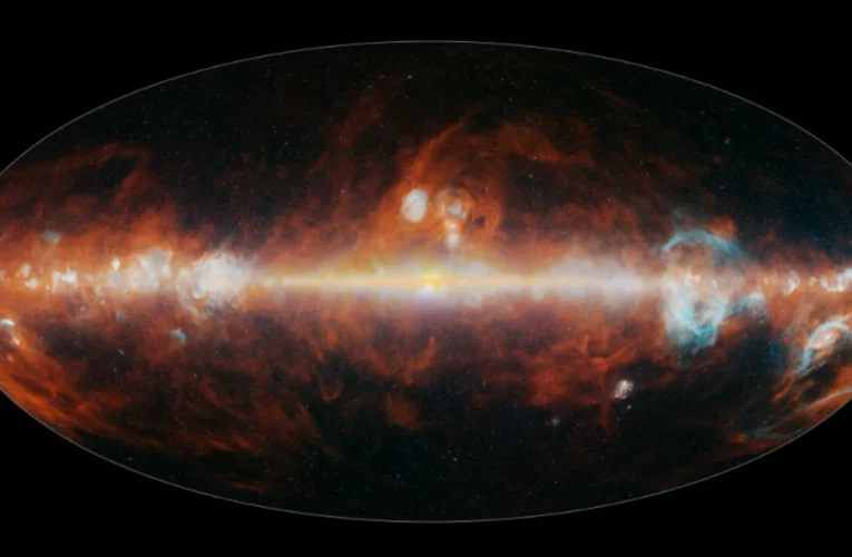 Το τηλεσκόπιο SPHEREx της NASA δημιούργησε την πρώτη εικόνα ολόκληρου του ουρανού, η οποία είναι πραγματικά εκπληκτική.