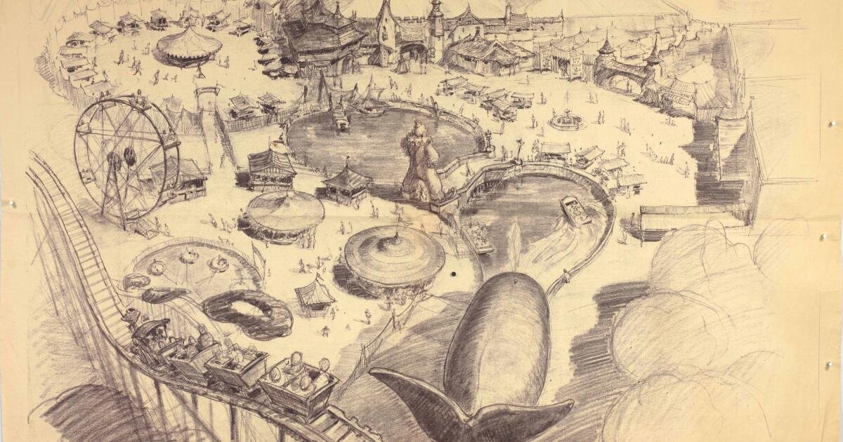 Σπάνια τέχνη που αποκαλύπτεται από καλλιτέχνες της Disneyland σε νέα