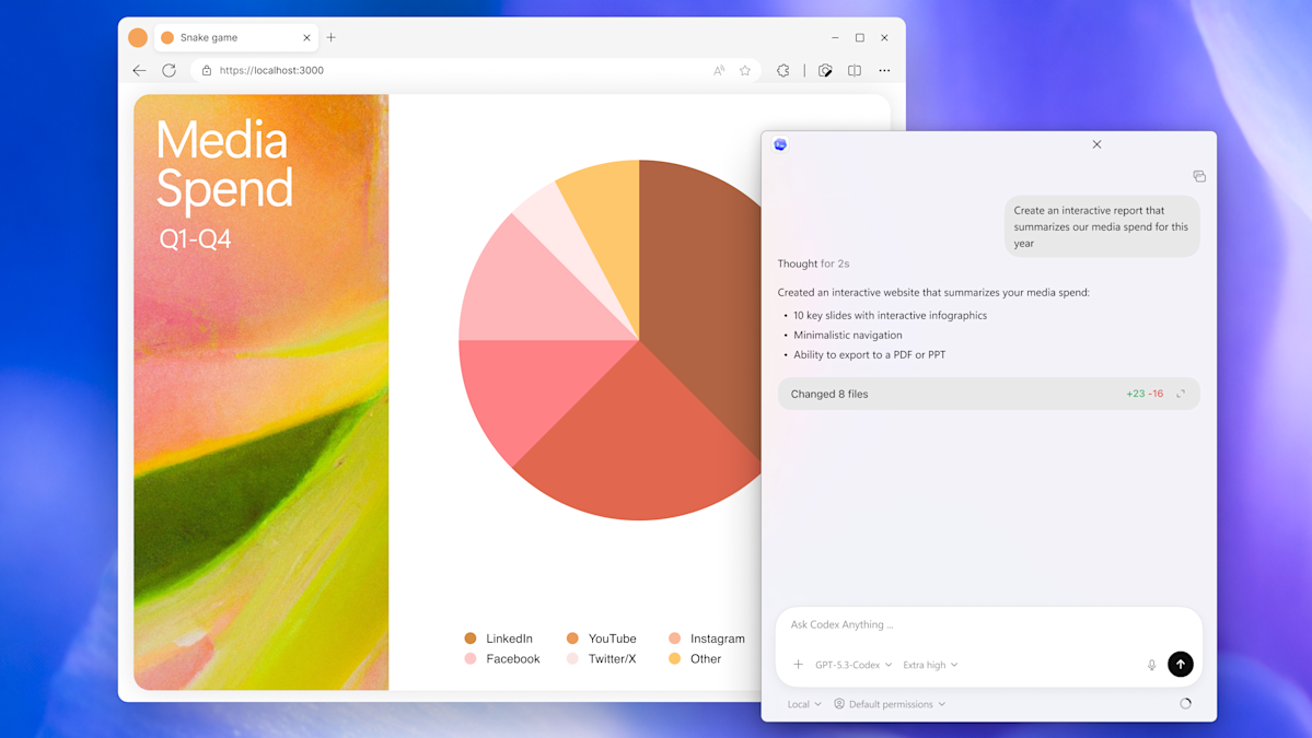 Το OpenAI έφερε την εφαρμογή κωδικοποίησης Codex στα Windows