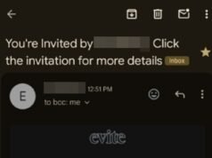 Προειδοποίηση προς όλους τους χρήστες του Gmail σχετικά με την κλοπή τραπεζικών στοιχείων σε ψεύτικες προσκλήσεις «φίλων»: μην κάνετε κλικ