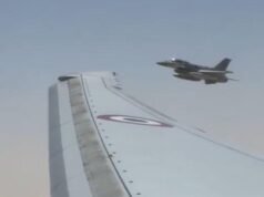 Τα F-16 συνοδεύουν τα αεροσκάφη του Μόντι στον εναέριο χώρο των ΗΑΕ