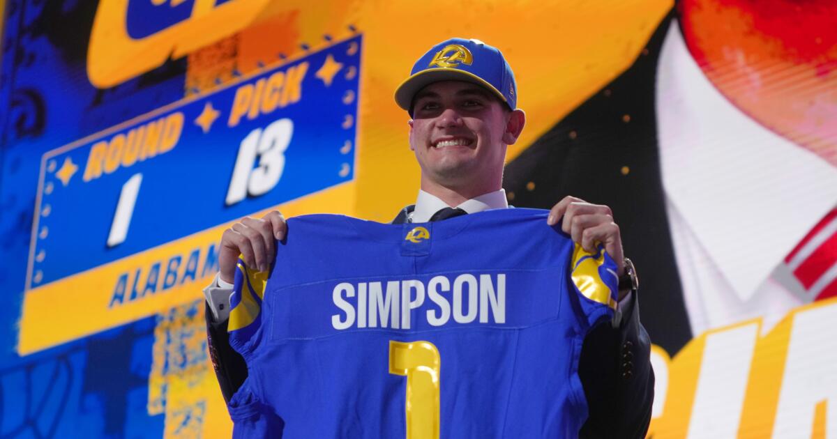 Ο Ty Simpson δεν παρατήρησε τη διαμάχη όταν οι Rams τον επέλεξαν το Νο. 13