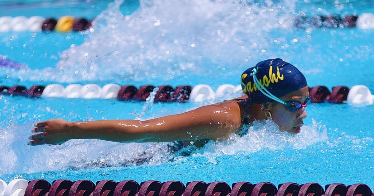 Ο Γκάμπι Μπρίτο βοηθά να οδηγήσει τη Σάντα Μόνικα στον τίτλο της κολύμβησης CIF-SS Division 1